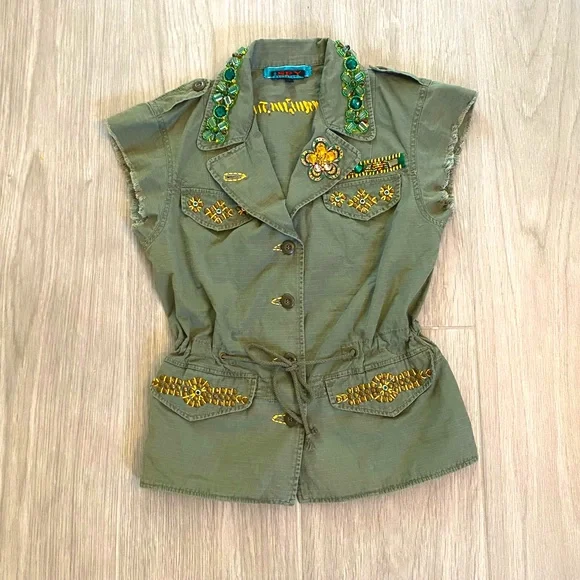 Spy Exchange Embellished Utility Jacket - Picture 10 of 10